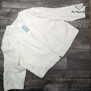 Coldwater Creek Buttonless Long Sleeve Blazer Size XL